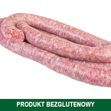 Kiełbasa surowa biała dziadkowa z metra
